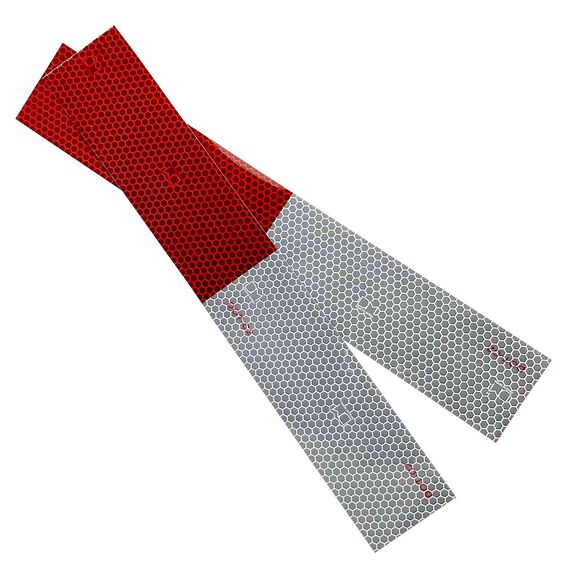 12" Reflective Tape Strips, Self Adhesive, Pair image number 0