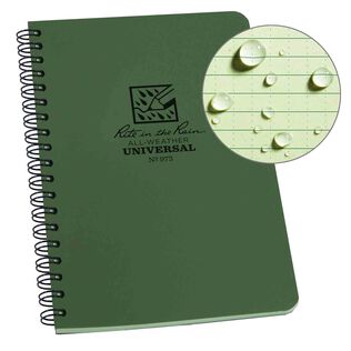 Side Spiral Notebook, Green