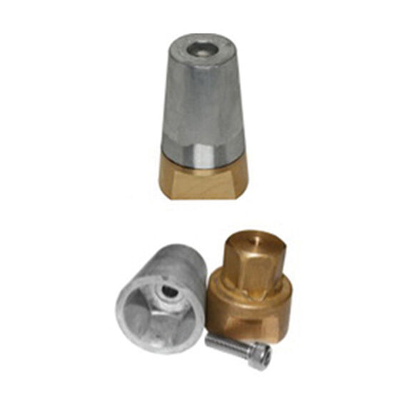 Radice&trade; Zinc Prop Nut Anodes, 0.43" ID, 2.4" OD, 3" Height image number 0