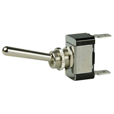 Chrome Plated Toggle Switch, Off/On, SPST
