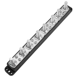 PowerBar - Eight M10(3/8") Studs +8 Circuits (#8) - 600 Amp