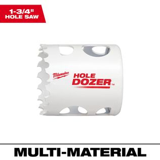 1-3/4" HOLE DOZER&trade; Bi-Metal Hole Saw