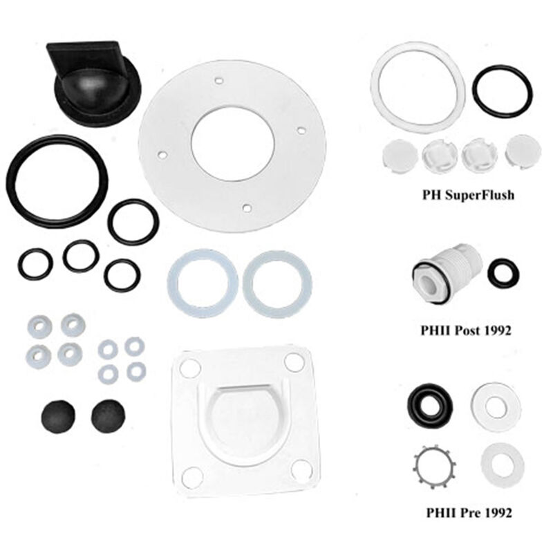 RARITAN PH/PHII Universal Toilet Repair Kit West Marine