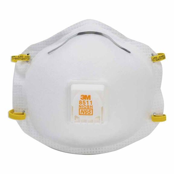 3M Sanding and Fiberglass Valved Respirator, 2-Pack image number 1