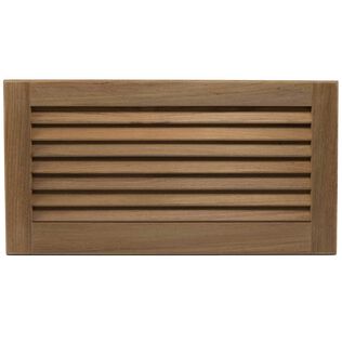 Teak Louvered Insert, 18" x 9 3/8" x 3/4"