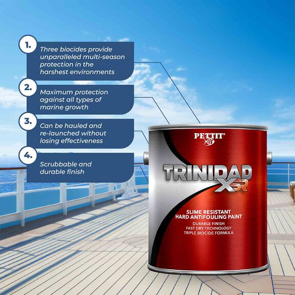 Trinidad XSR Antifouling Paint, Red, Gallon image number 4