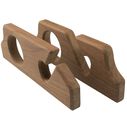 Teak Two-Rod Storage Rack, Pair image number 2