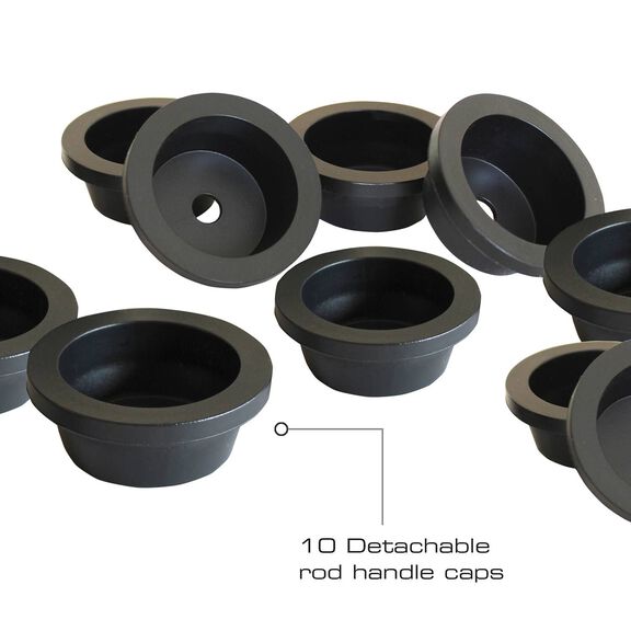 All Weather 3 in 1, Aluminum Expandable 10 Rod Rack image number 6