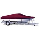 V-Hull Runabout Cover, OB, Burgundy, Hot Shot, 13'5"-14'4", 73" Beam image number 0