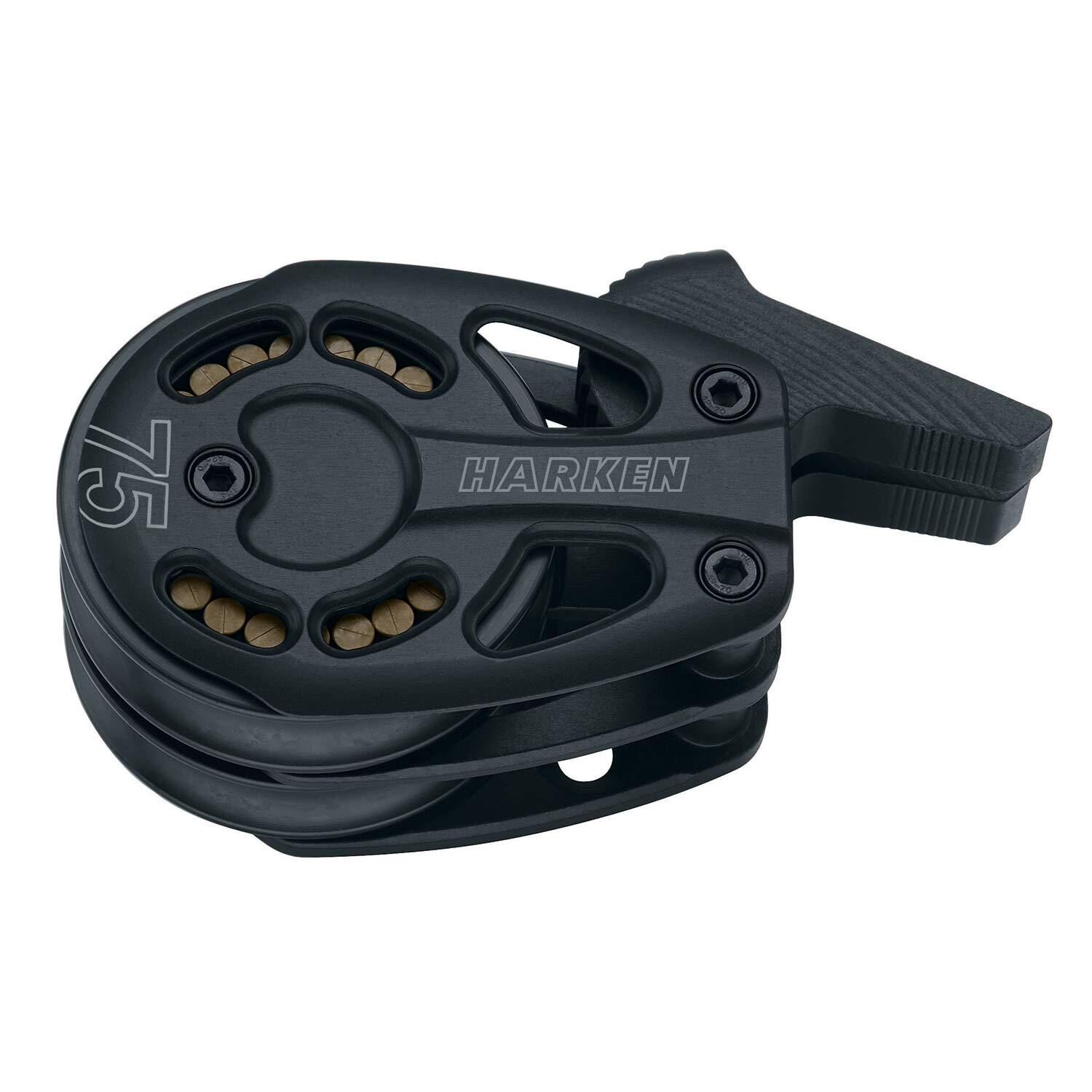 HARKEN 75mm Black Magic® Footblock, Double Footblock with Lockoff