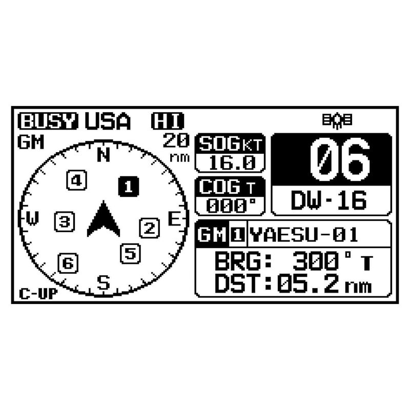 GX2400 Black 25W AIS/GPS/ VHF Radio image number 7