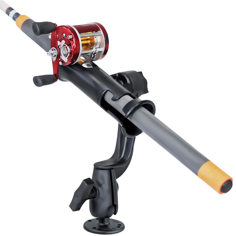RAM MOUNTS Fishing Rod Holder w/Revolution Ratchet/Socket System West