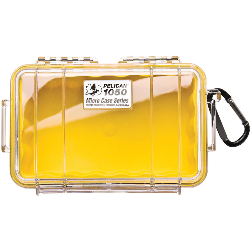 1050 Micro Case, Clear With Yellow Liner image number null