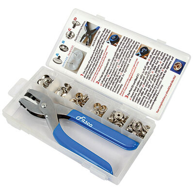 25 Sets Snap Fastener Kit,Snaps Button Tool Stainless Steel for Marine Boat  Canv