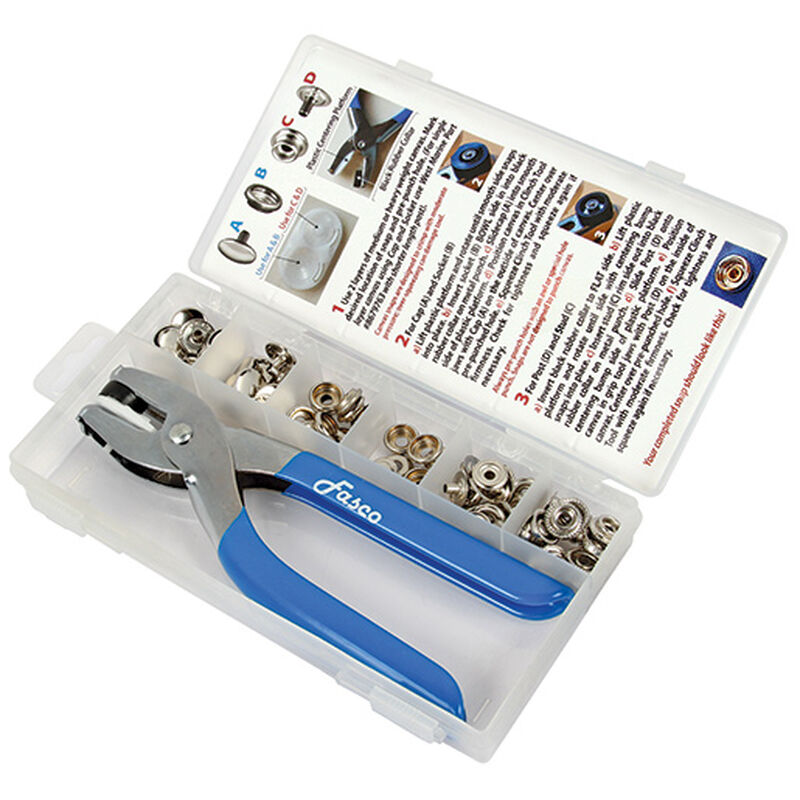 Pres-N-Snap Hardware kit for Canvas and Boat Covers