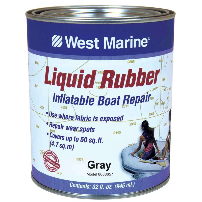Liquid Rubber Inflatable Boat Repair, Gray image number 0