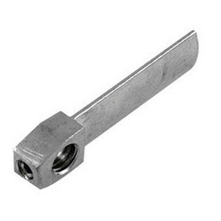 2 1/8" Stainless Steel Short Straight Cam Bar with 2' Latches