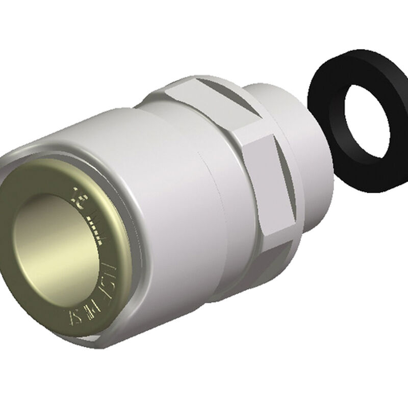 Hose Connector Tube—15mm to 1/2" (Brass) image number 0