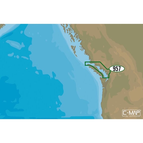 NA-Y957 San Juan Islands and Nigel Island C-MAP MAX-N+ Chart C-Card image number 0