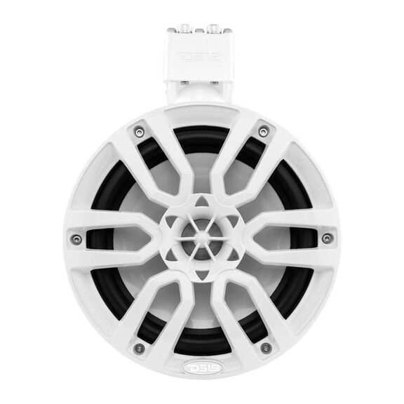 HYDRO 8" Marine Tower Speakers with Integrated RGB LED Lights, 375 Watts, White image number 7