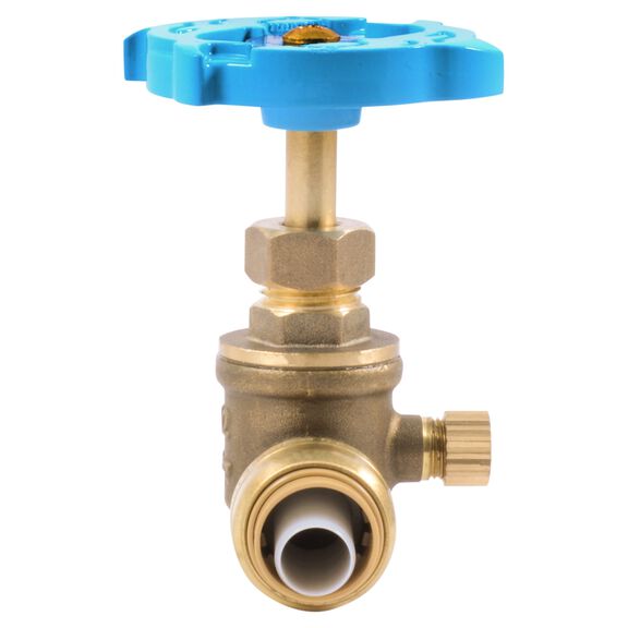 SharkBite Stop Valve with Drain/Vent, 1/2" image number 1