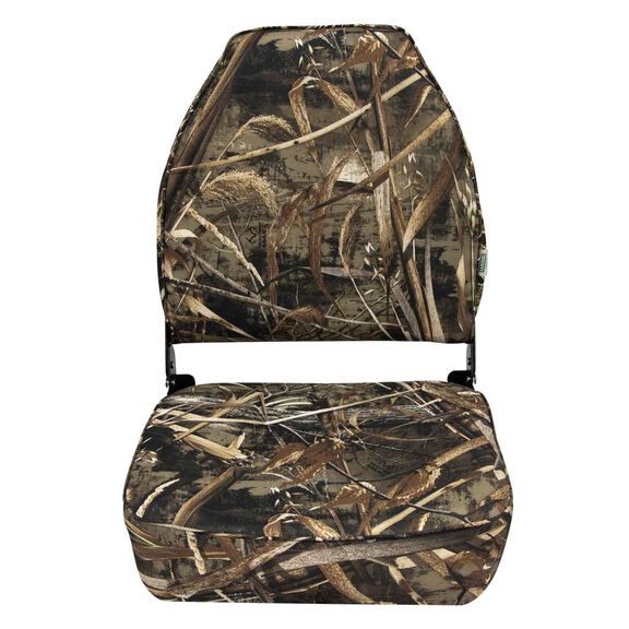High Back Camo Boat Seat image number 1