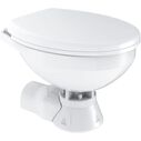 SEAFLO 12V Quiet Flush Electric Marine Toilet, Regular Size, Seawater Macerator, Soft Close Seat image number 2