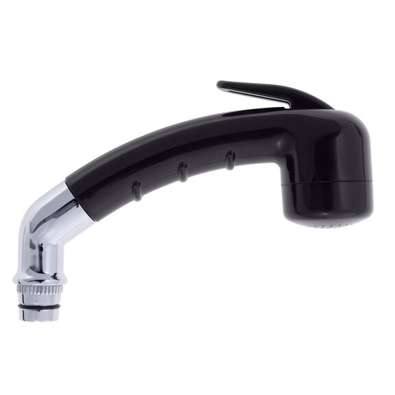 Small Marine Sprayer for Faucet, No Hook, 15/1-M w/Locking Teeth Black image number 0