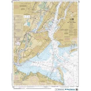 Maptech&reg; NOAA Recreational Waterproof Chart-New York Harbor, 12327