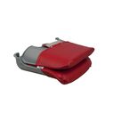 Skipper Folding Seat, Red And Gray Upholstery With Gray Shell image number 3