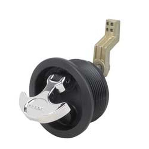 Surface Mount Lock & Latch for Smooth and Carpeted Surfaces  with Extra Long Straight Cam Bar image number 0