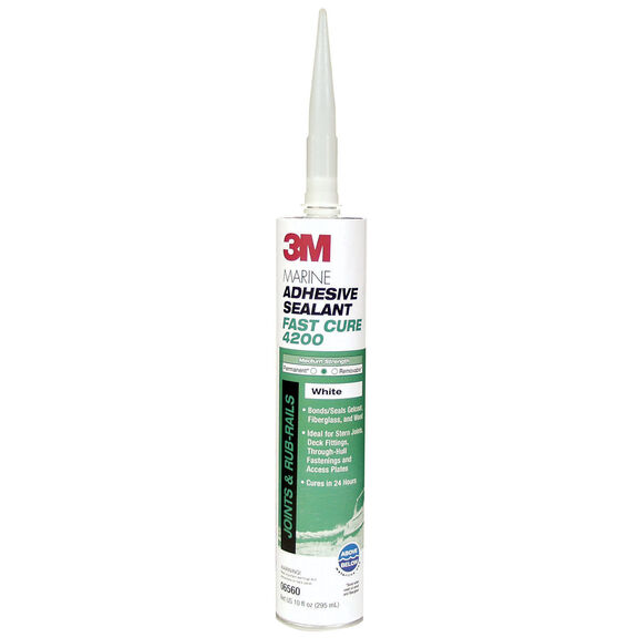 4200 Fast Cure Polyurethane/Adhesive Sealant, White image number 0