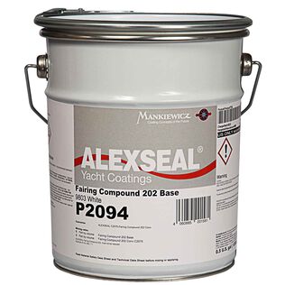 202 Fairing Base, White, 1/2 Gallon