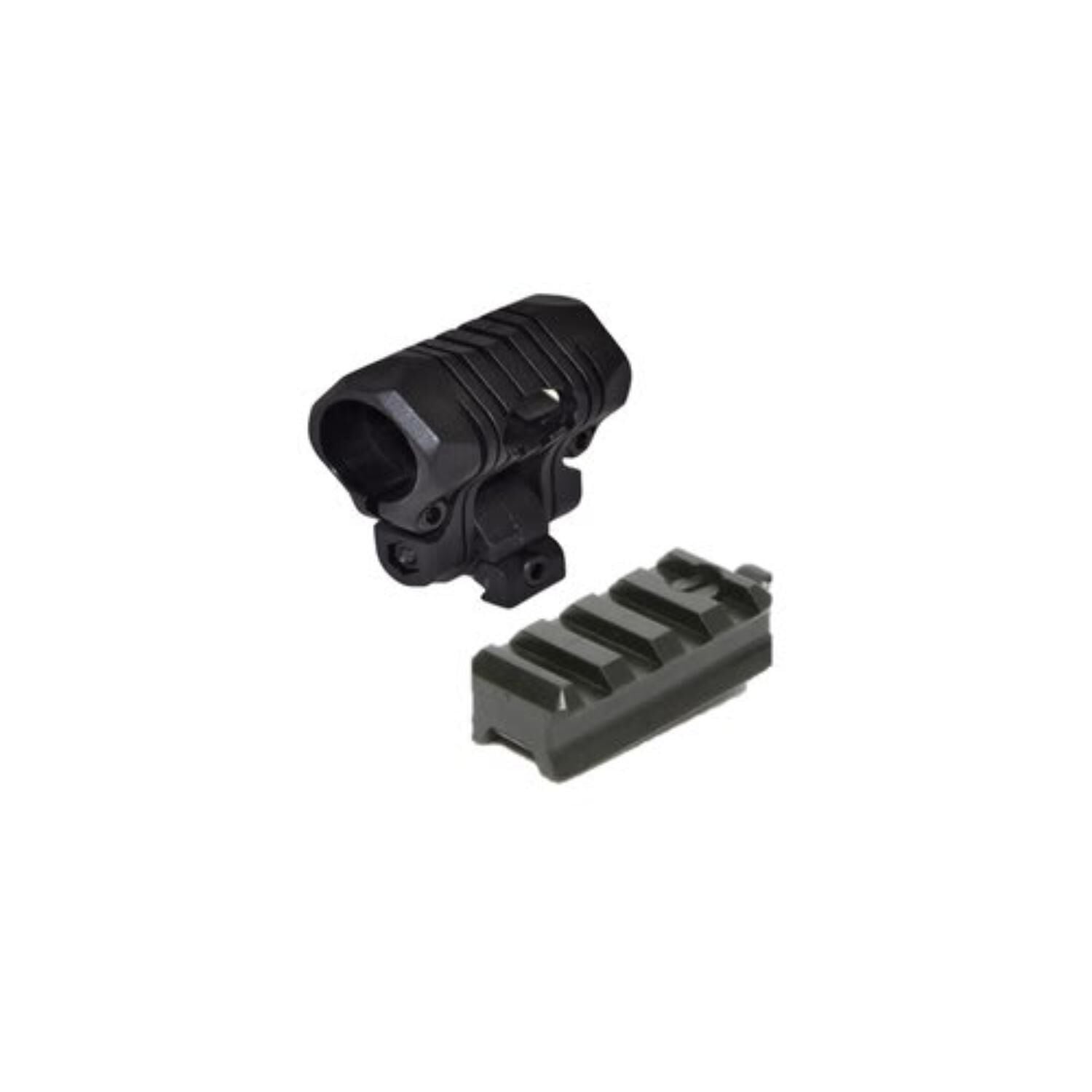 Helmet Accessory: Picatinny Flashlight Holder (with Picatinny Adapter)
