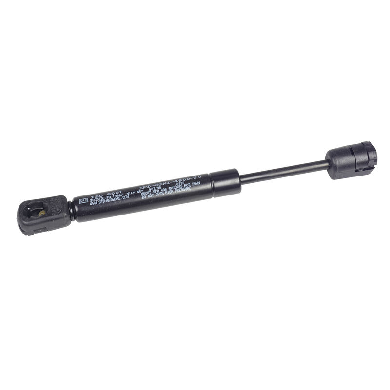 Replacement Gas Strut, 16.5" Compressed x 28" Extended Length, 10mm Rod Diam., Composite Round End Fitting, Fits Stud Size 13mm, 50lb. Rating image number 0