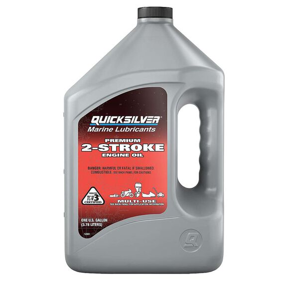 Premium 2-Cycle TC-W3 Outboard Oil, 1 Gallon image number 0