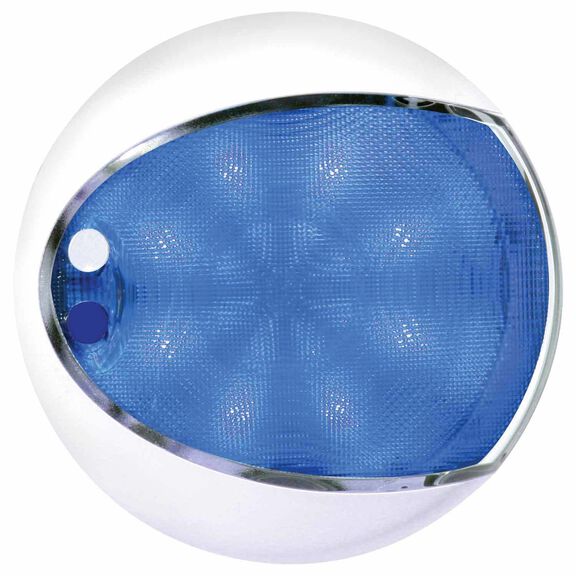 EuroLED&reg; Touch Dome Light White Housing White/Blue image number 0