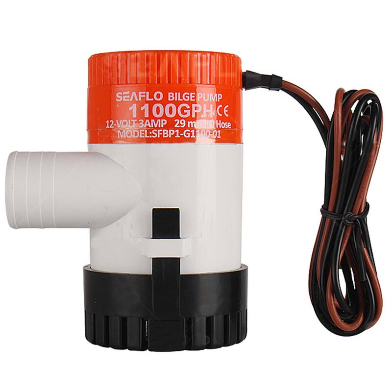SEAFLO MARINE 1100 GPH Bilge Pump, 12V West Marine
