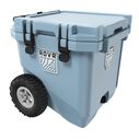 RollR 30 Quart Wheeled Hard Cooler with Telescopic Handle, South Pacific image number 6