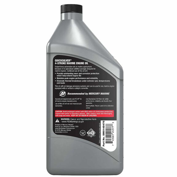 10W-40 Marine Engine Oil, 1 Quart image number 1