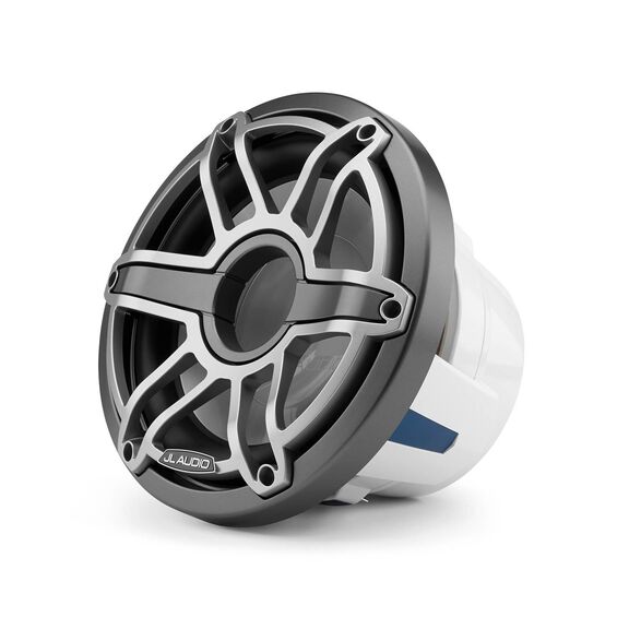 M6-10IB-S-GmTi-4 10" Marine Subwoofer Driver, Gunmetal and Titanium Sport Grille image number 0