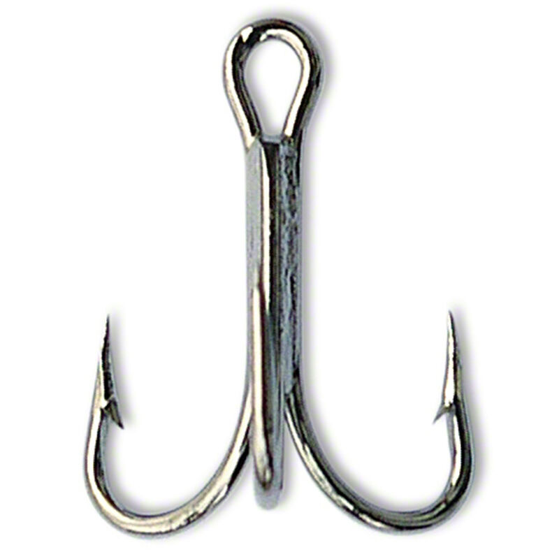 Kingfish Treble Hook, Black Nickel, Size 4, 25-Pack