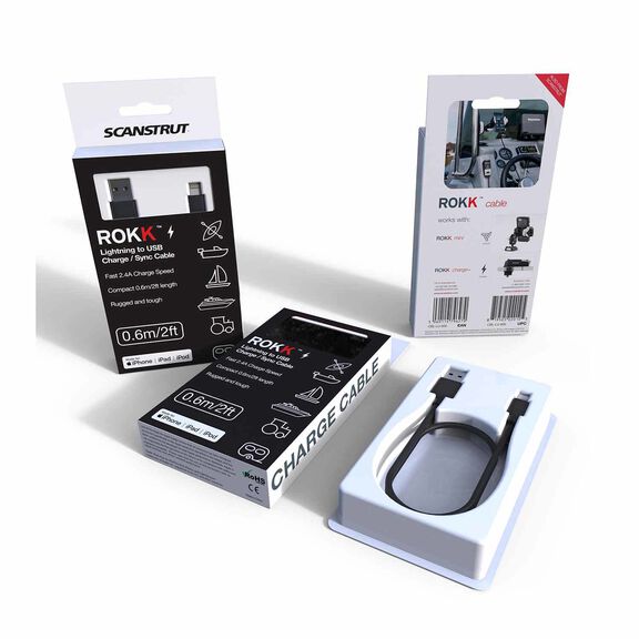 6.5' ROKK Micro USB Charge/Sync Cable image number 1