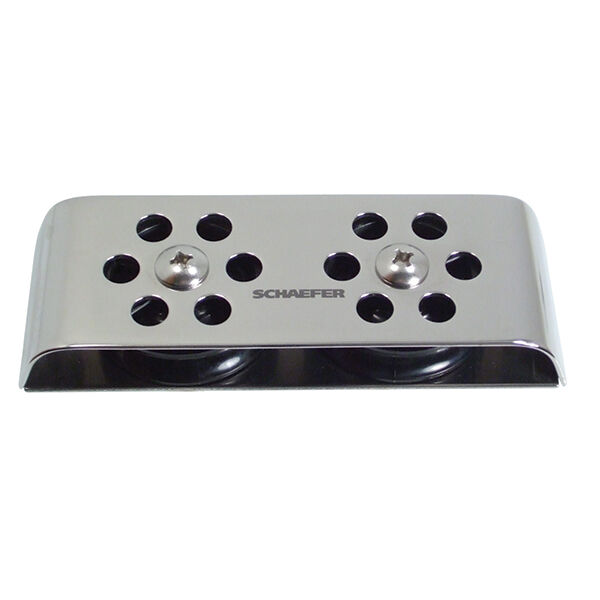 Two-Sheave, Stainless Cheek Deck Organizer