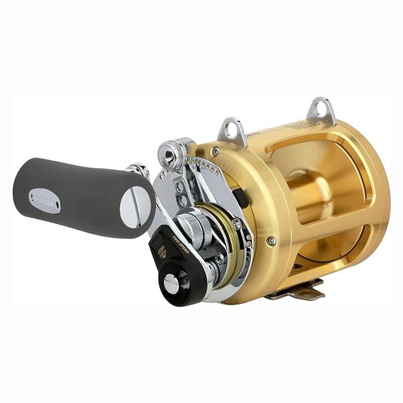 SHIMANO Tiagra A TI30WLRSA Big Game Two-Speed Conventional Reel, 41 Line  Speed