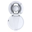 Aidack Recessed Control Valve Hot/Cold Mixer, Chrome Cup & Lid, Chrome Aidack Handle image number 0
