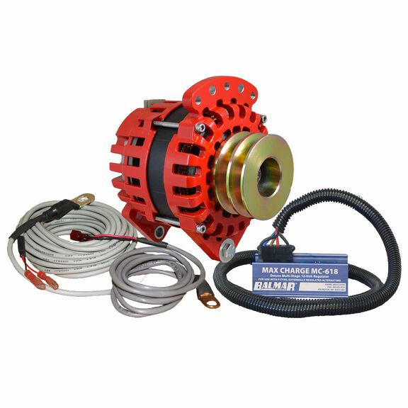 XT-Series 90 Amp/24 Volt DF,DV Alternator Kit with Max Charge Regulator image number 0