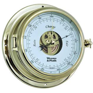 Endurance II 135 Open Dial Barometer, Brass