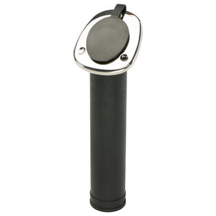 Nylon Flush Mount Rod Holder with Stainless Steel Cap