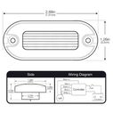 Oval Red LED Utility Light image number 2
